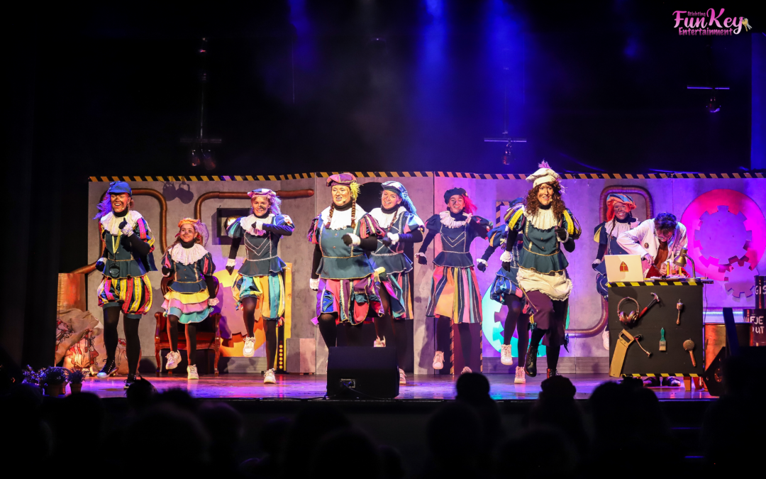 De pepernotenshow met Sinterklaas